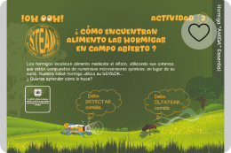 Actividad 2: Encontrar comida. Versión Lego WeDo 2.0