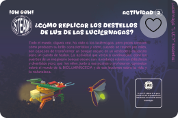 Actividad robótica 2 – Programar código de luces con LUCY